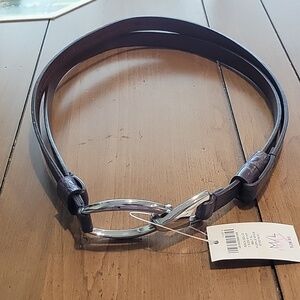 Chico's Rock Solid Size 2 Purple Spice Belt Adjustable